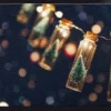 Schoonloopmat met kerstboomslinger 75 x 45 x 2 cm