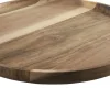 Serveerplank Duo bruin acacia D 35 H 2 cm