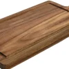 Serveerplank Lana bruin acaciahout 37 x 17 x 1,5 cm