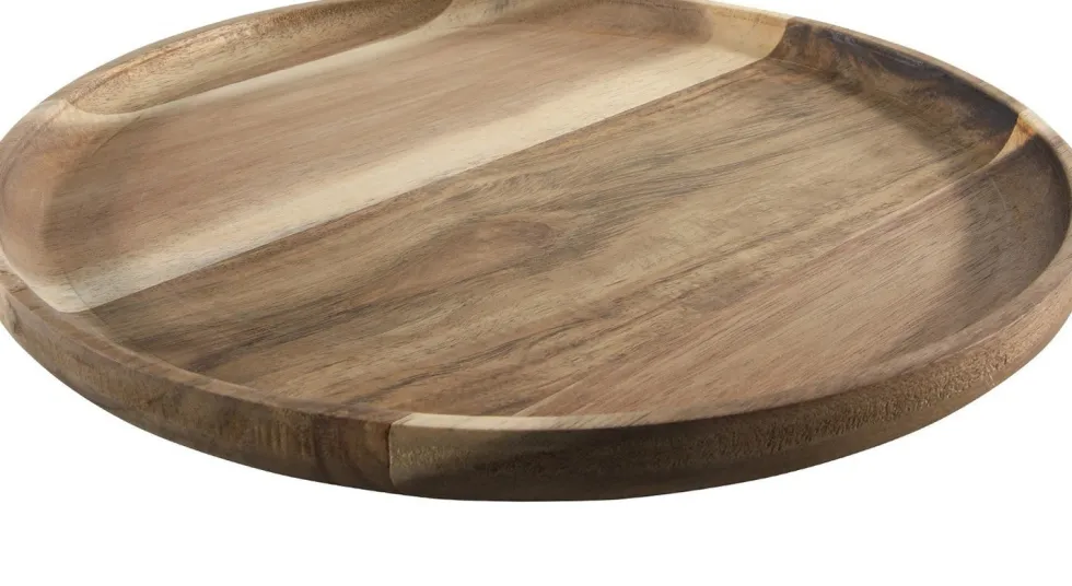 Serveerplank Odin bruin acacia D 29 H 2 cm