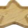 Serveerplank Ster naturel 15 x 15 x 1,5 cm
