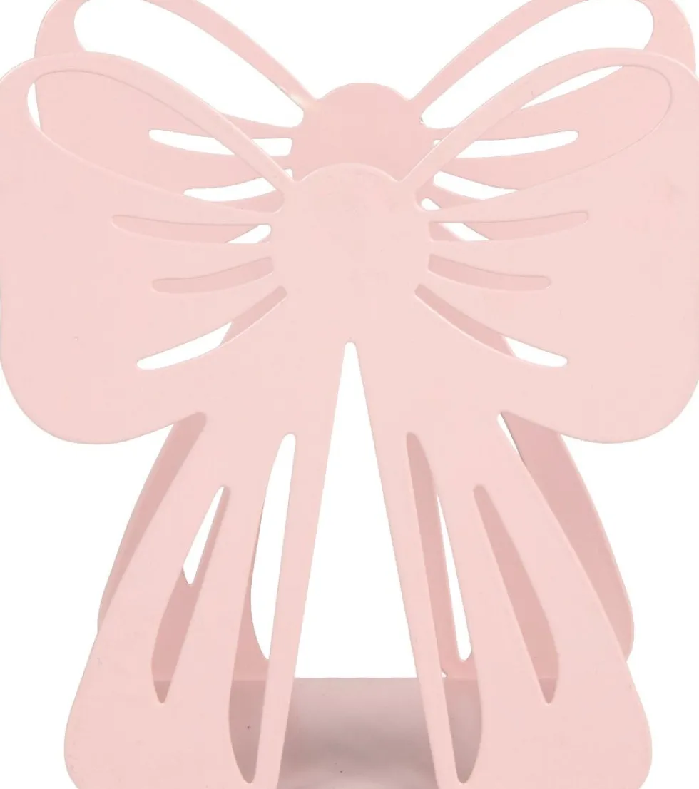 Servethouder roze 13 x 5,5 x 12 cm