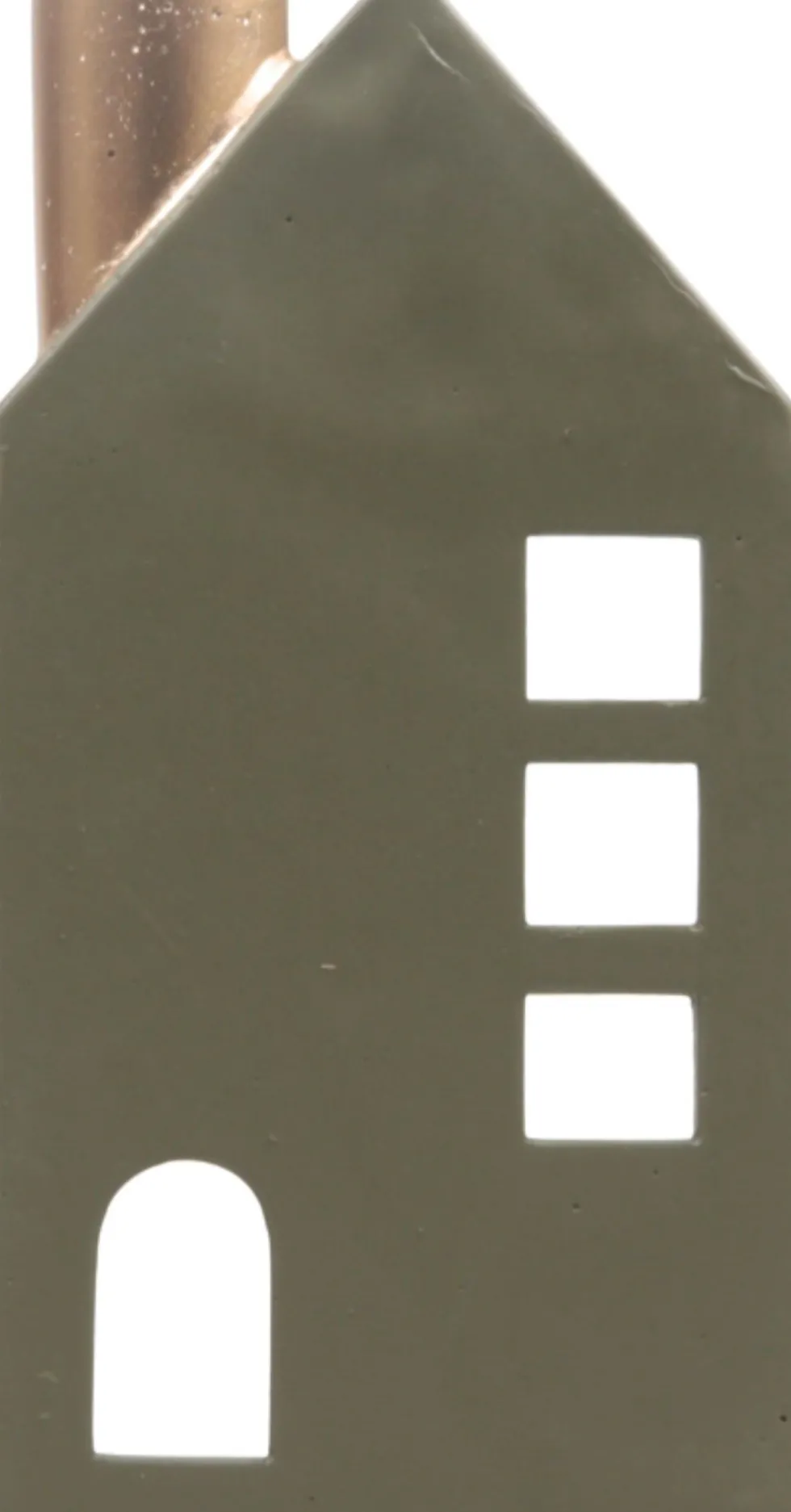 SID Collection waxinelichthouder Moos groen 12 x 8 x 24 cm