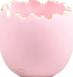 SID decoratie bakje Eric ei roze D 9,3 H 8 cm