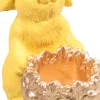 SID decoratieschaal Bunco haasje geel 18 x 11 x 19,5 cm