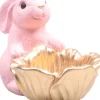 SID decoratieschaal Bunco haasje roze 16,5 x 11,5 x 13 cm