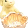 SID decoratieschaal Bunco haasje geel 16,5 x 11,5 x 13 cm