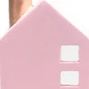 SID waxinelichthouder Huisje roze 7,5 x 5,5 x 11,5 cm
