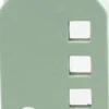 SID waxinelichthouder Huisje groen 7,5 x 5,5 x 15 cm