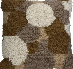 Sierkussen Jollie bruin / grijs 45 x 45 cm