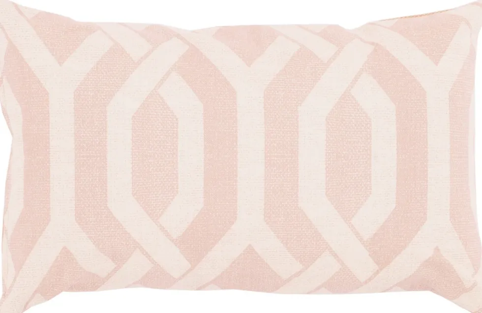 Sierkussen Nola roze 30 x 50 cm