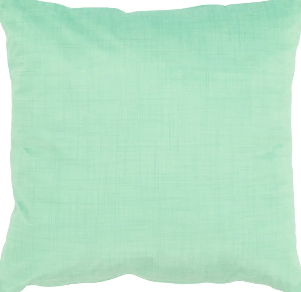 Sierkussen Raster groen 45 x 45 cm