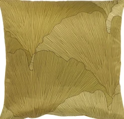 Sierkussen Tira geel 45 x 45 x 10 cm