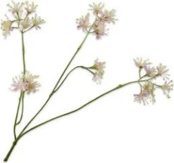 Silk-ka kunstbloem Aralia roze H 74 cm