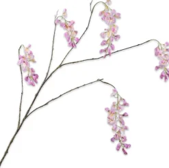 Silk-ka kunstbloem Blauwe regen roze H 129 cm