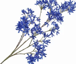 Silk-ka kunstbloem Campanula donkerblauw H 113 cm