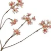 Silk-ka kunstbloem Capparis geel / roze H 43 cm