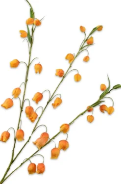 Silk-ka kunstbloem Chinese lantaarn oranje H 103 cm
