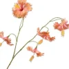 Silk-ka kunstbloem Chinese roos perzik H 111 cm