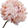 Silk-ka kunstbloem Chrysant lichtroze H 64 cm
