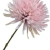 Silk-ka kunstbloem Chrysant lichtroze H 62 cm
