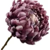 Silk-ka kunstbloem Chrysant paars H 64 cm