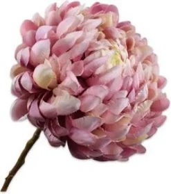 Silk-ka kunstbloem Chrysant roze H 64 cm