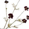 Silk-ka kunstbloem Cosmea bordeaux H 77 cm