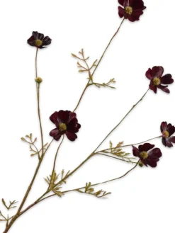 Silk-ka kunstbloem Cosmea bordeaux H 77 cm