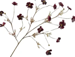Silk-ka kunstbloem Cosmea donkerrood H 104 cm