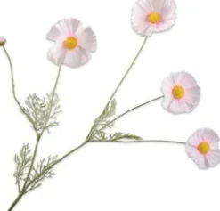 Silk-ka kunstbloem Cosmea lichtroze H 92 cm