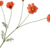 Silk-ka kunstbloem Cosmea oranje H 92 cm