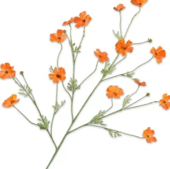 Silk-ka kunstbloem Cosmea oranje H 104 cm
