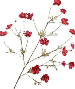 Silk-ka kunstbloem Cosmea rood H 104 cm