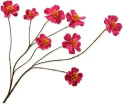 Silk-ka kunstbloem Cosmea roze H 53 cm