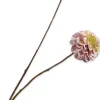 Silk-ka kunstbloem Dahlia bruin H 86 cm