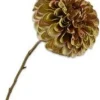 Silk-ka kunstbloem Dahlia groen H 74 cm