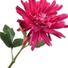 Silk-ka kunstbloem Dahlia paars H 59 cm