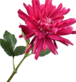 Silk-ka kunstbloem Dahlia paars H 59 cm