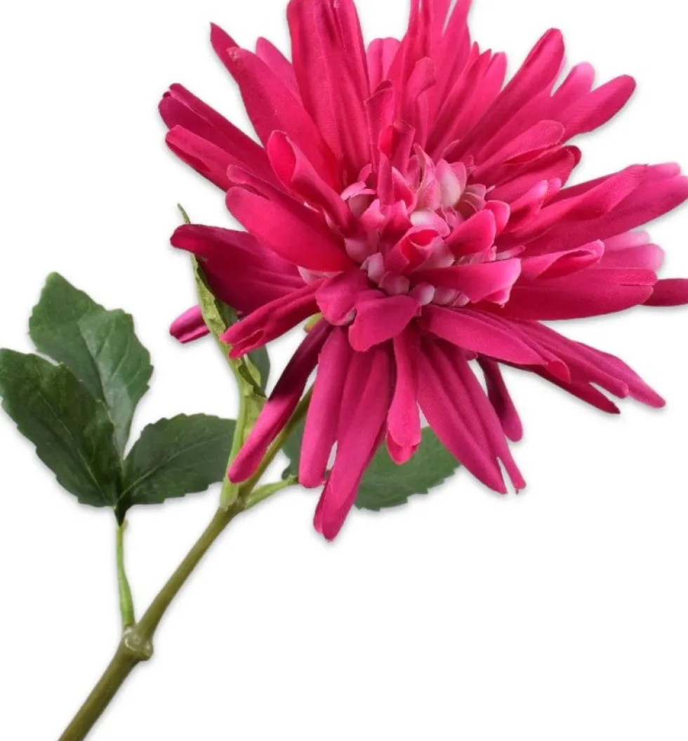 Silk-ka kunstbloem Dahlia paars H 59 cm