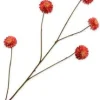 Silk-ka kunstbloem Dahlia rood H 90 cm