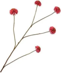 Silk-ka kunstbloem Dahlia roze H 90 cm