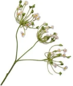 Silk-ka kunstbloem Dille Crème H 83 cm