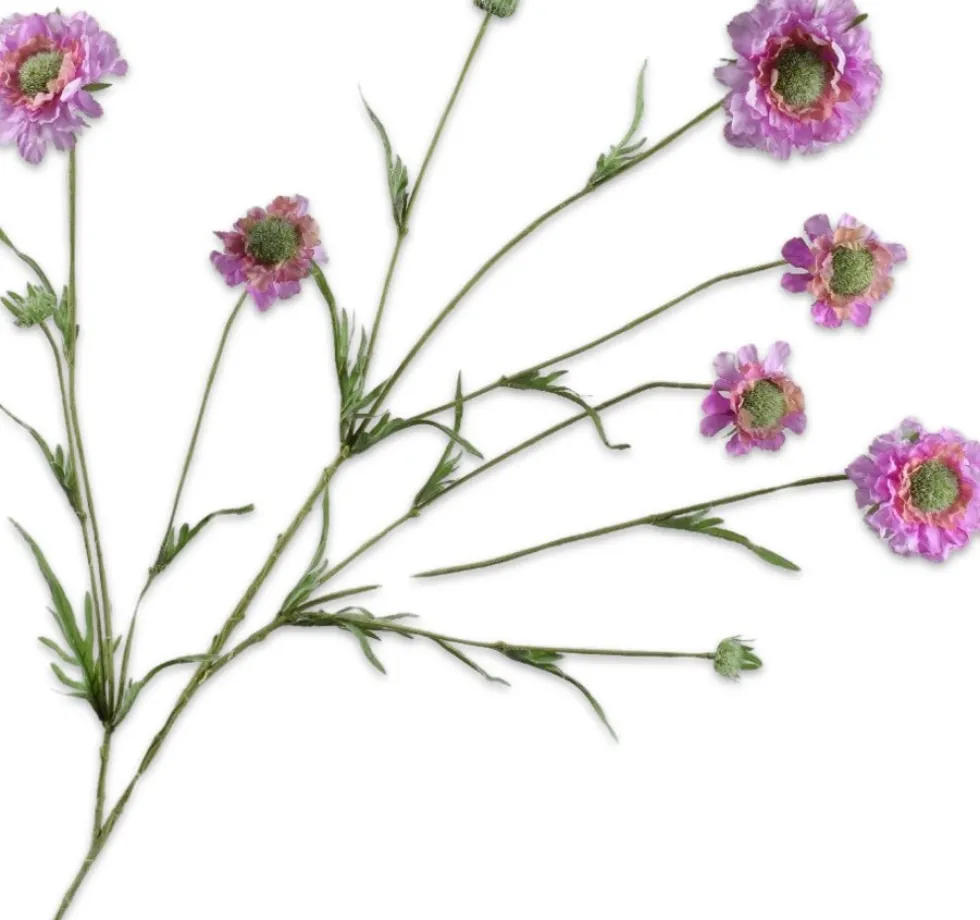 Silk-ka kunstbloem Duifkruid roze H 120 cm