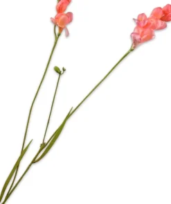 Silk-ka kunstbloem Freesia lichtroze H 78 cm