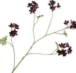 Silk-ka kunstbloem Geranium bordeaux H 94 cm