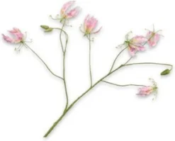 Silk-ka kunstbloem Gloriosa roze H 108 cm