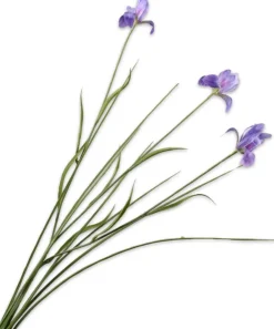 Silk-ka kunstbloem Iris lichtpaars H 71 cm