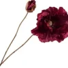Silk-ka kunstbloem Klaproos rood H 35 cm