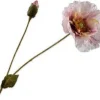 Silk-ka kunstbloem Klaproos roze H 74 cm